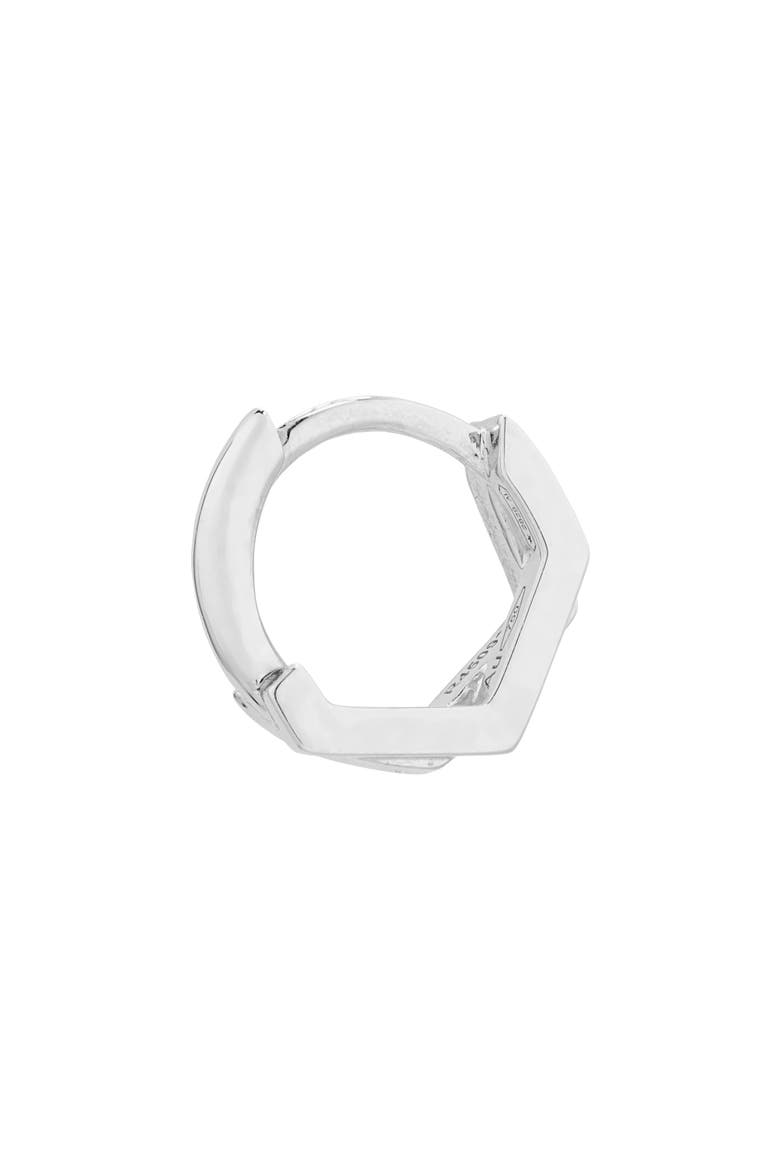 Antifer 2-Row Hoop Earring, Alternate, color, WHITE GOLD