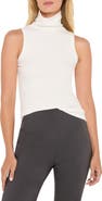 NIC+ZOE Perfect Knit Sleeveless Rib Turtleneck Top