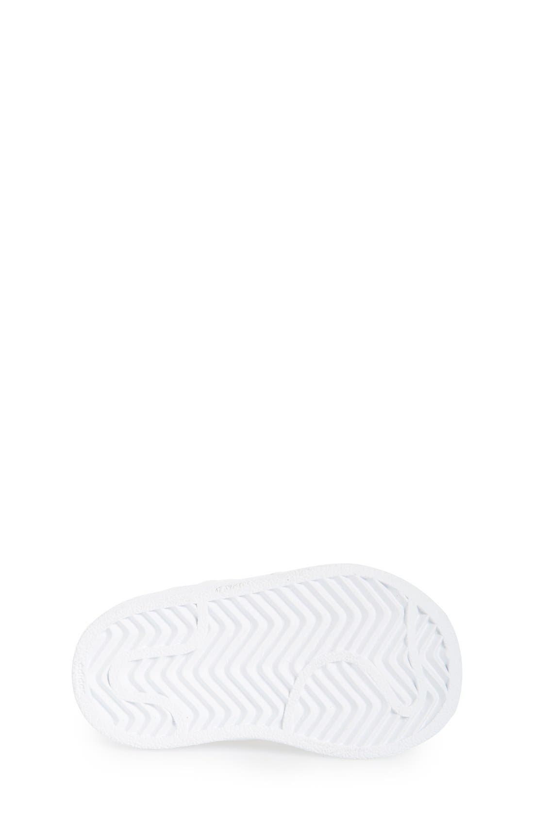 'Superstar' Sneaker, Alternate, color, WHITE/ WHITE