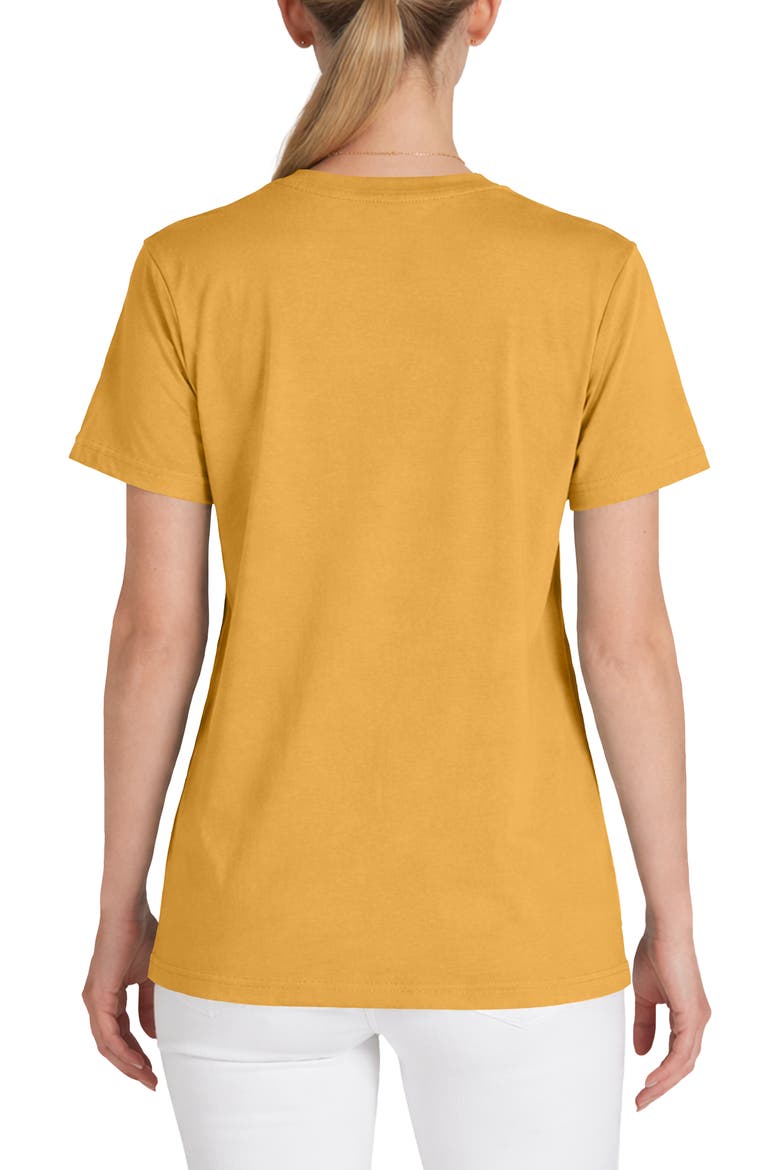 Womens Astronaut Jersey Relaxed Tee, Alternate, color, Mustard
