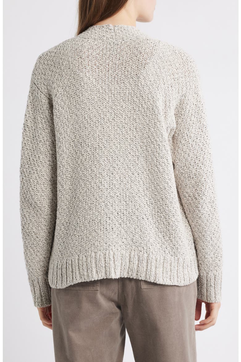 Open Front Organic Cotton Cardigan, Alternate, color, SEA SALT