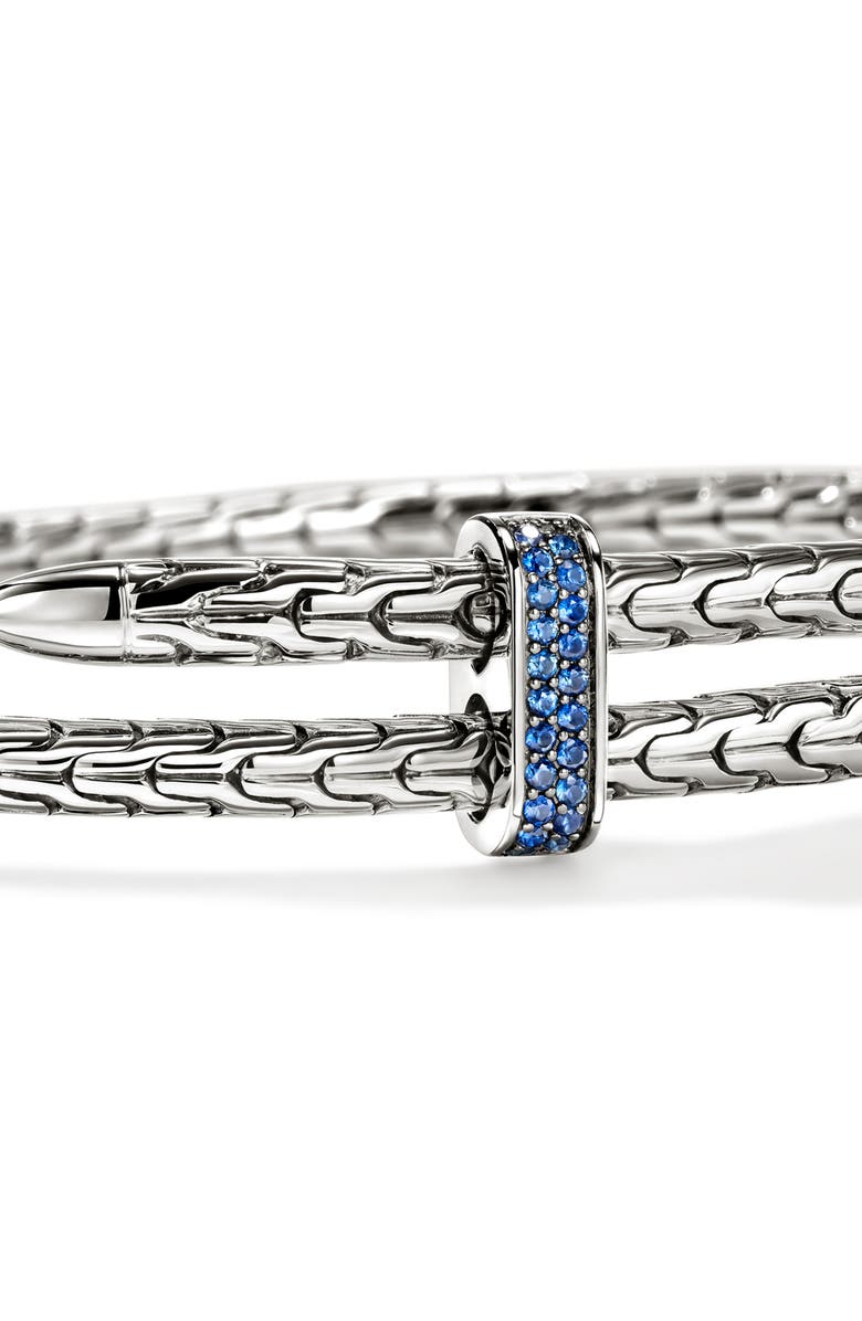 John Hardy Spear Flex Cuff Bracelet, Alternate, color, Silver