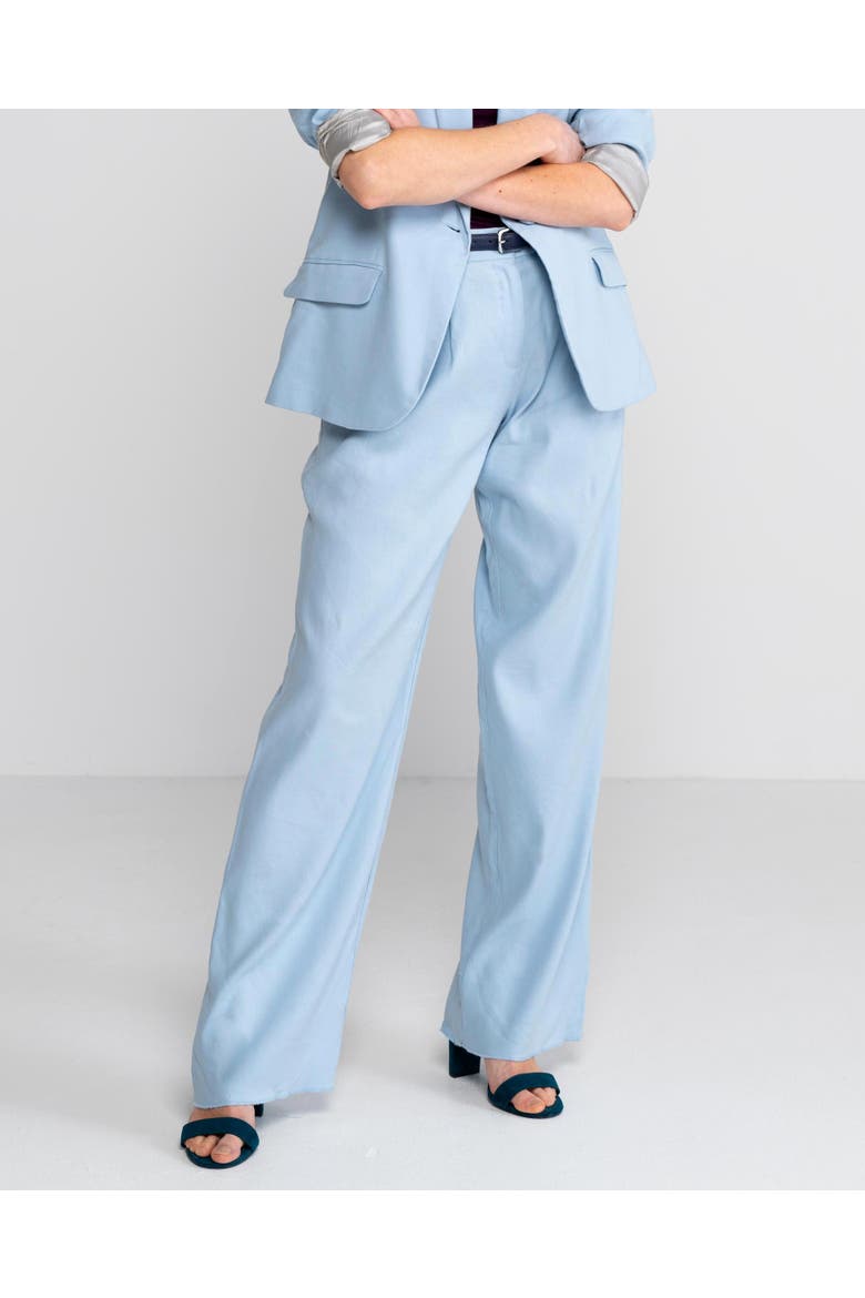 Iona Linen Pants, Main, color, Powder Blue