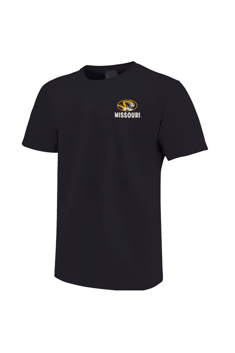 Youth  Black Missouri Tigers Comfort Colors Hyperlocal Campus Scene T-Shirt, Alternate, color, Black