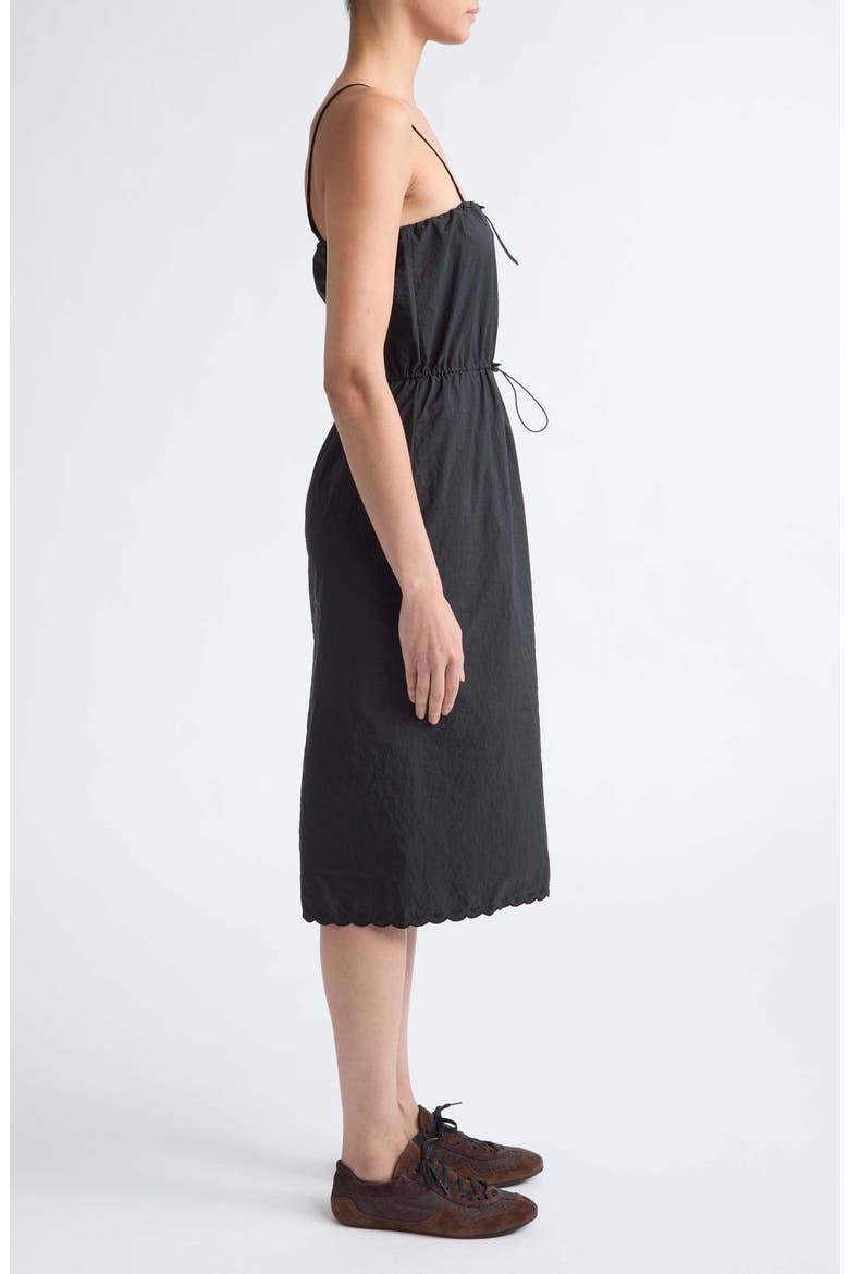 Barr Drawstring Waist Dress, Alternate, color, BLACK