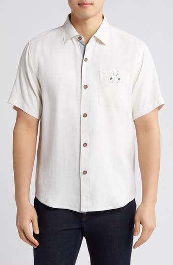 Tommy Bahama button up popular Silk shirt