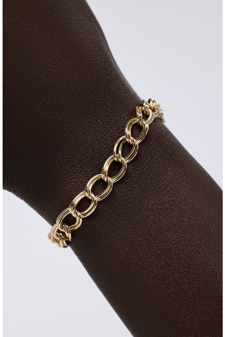 Remi 14k-Gold Plate Chain Bracelet, Alternate, color, GOLD