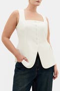 City Chic Abbie Square Neck Vest
