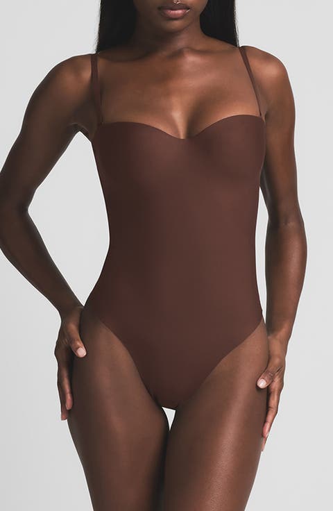 Body Molded Underwire Thong Bodysuit