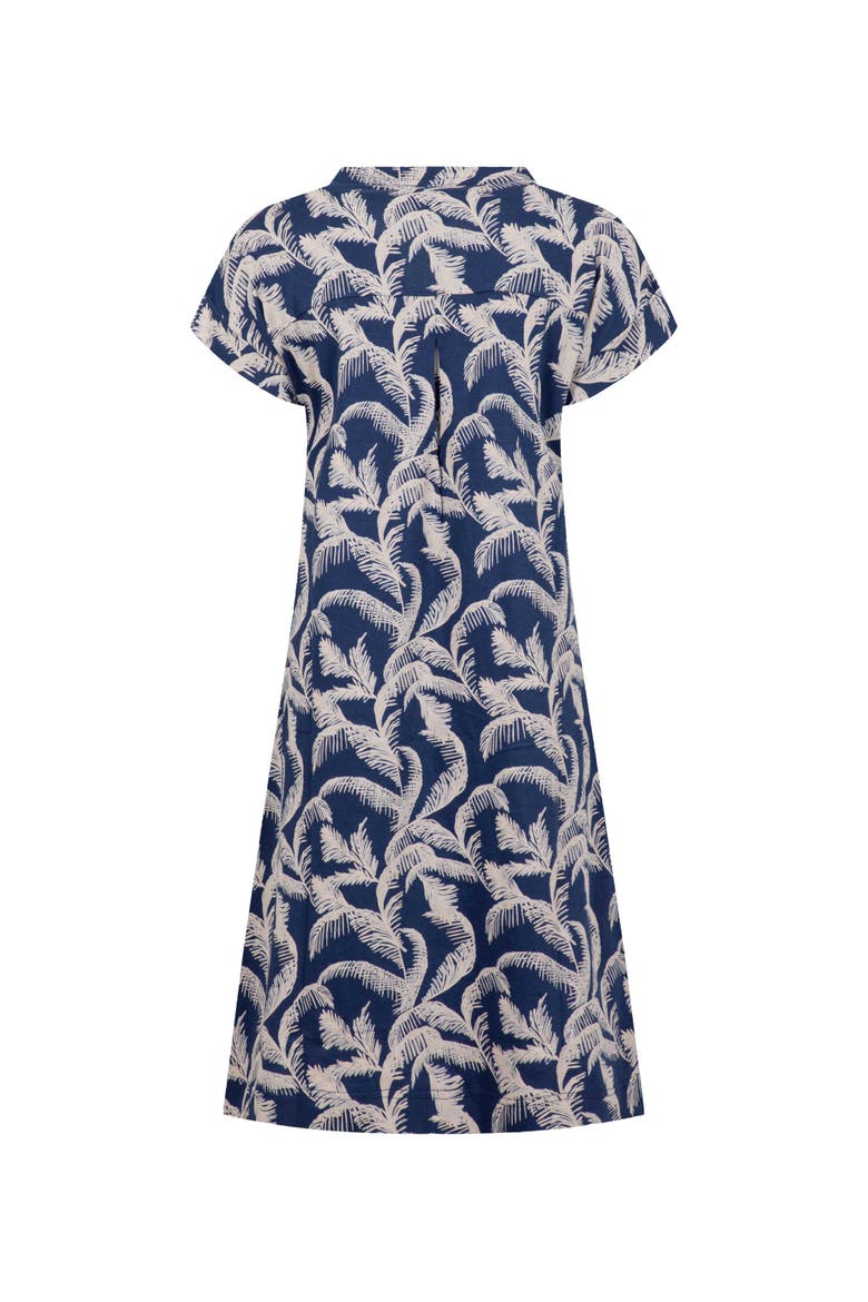 Suffolks Printed Jersey Dress, Alternate, color, Ink