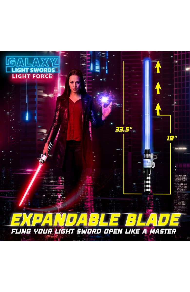 USA Toyz Light Force Galaxy Light Up Swords, Alternate, color,
