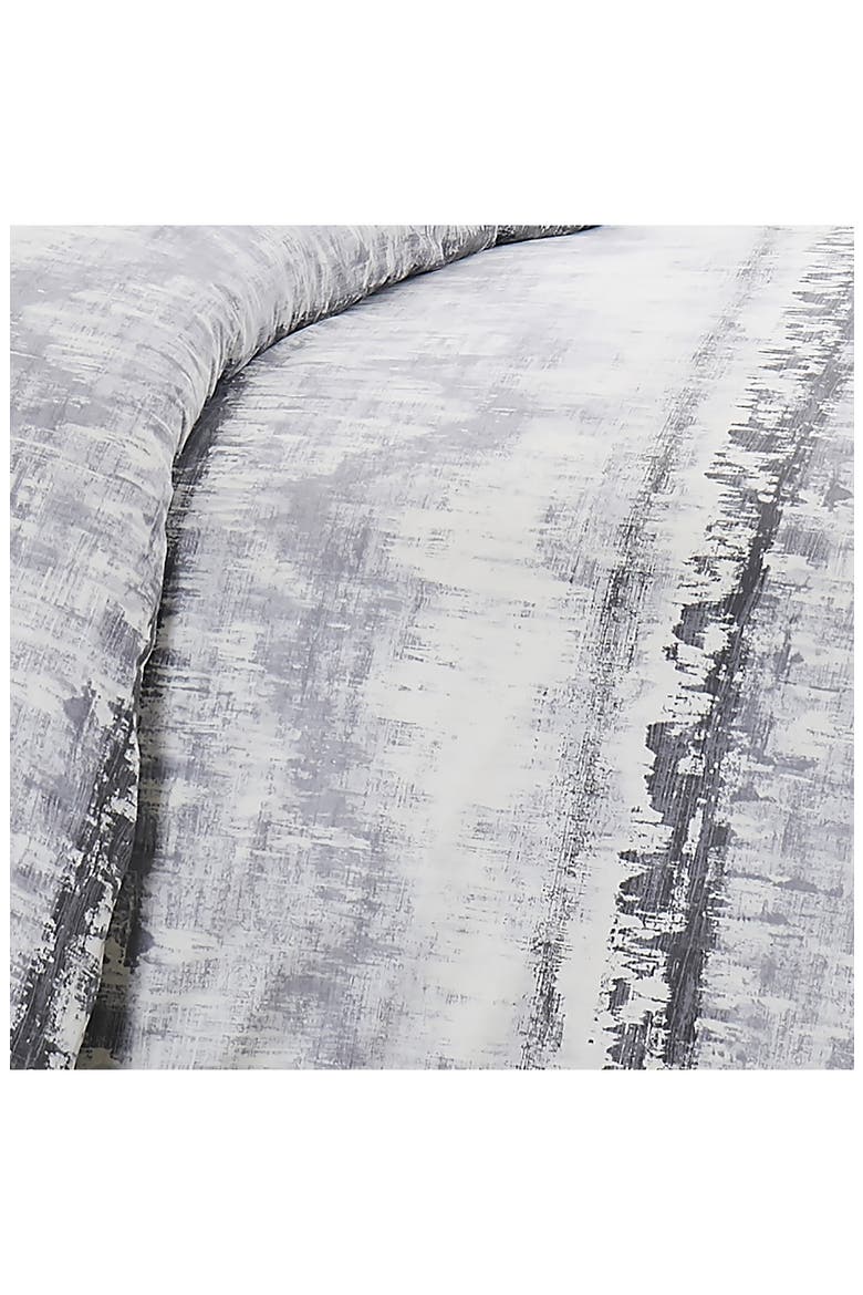 Premium Collection 300 Thread-Count Long Staple Cotton Oversized Duvet Cover Set, Alternate, color, ABSTRACTION GREY