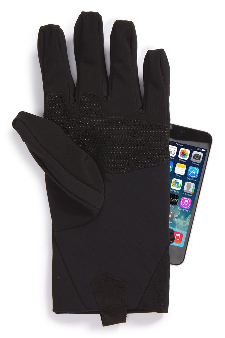 eTip Apex ClimateBlock Gloves, Alternate, color, TNF BLACK
