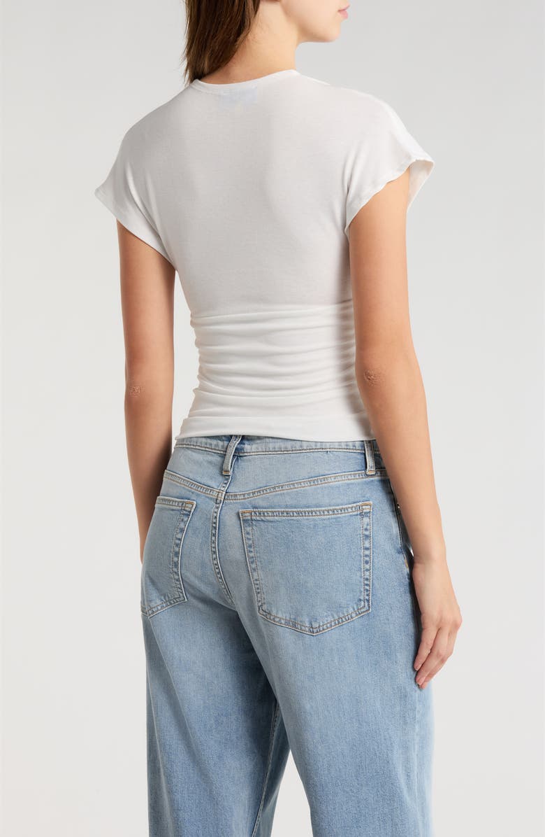 PacSun Harley Deep V Cinched Top, Alternate, color, White