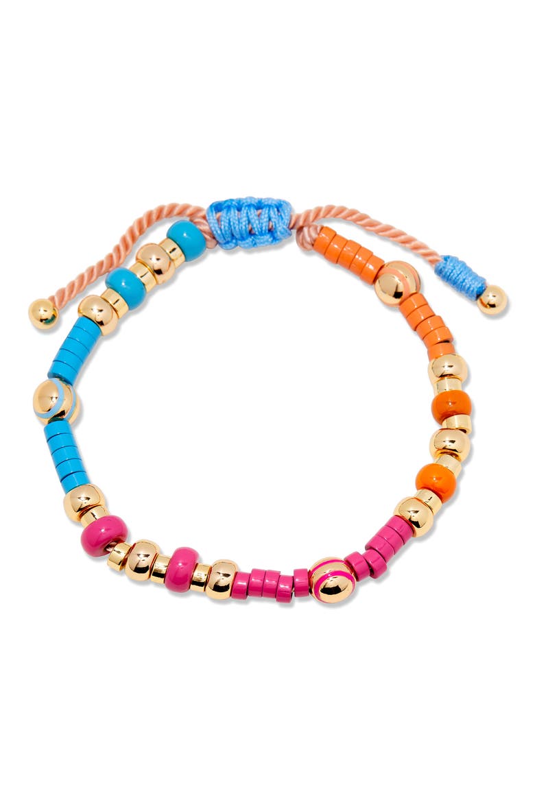 Cove Beaded Bracelet, Main, color, GOLD/ MULTI
