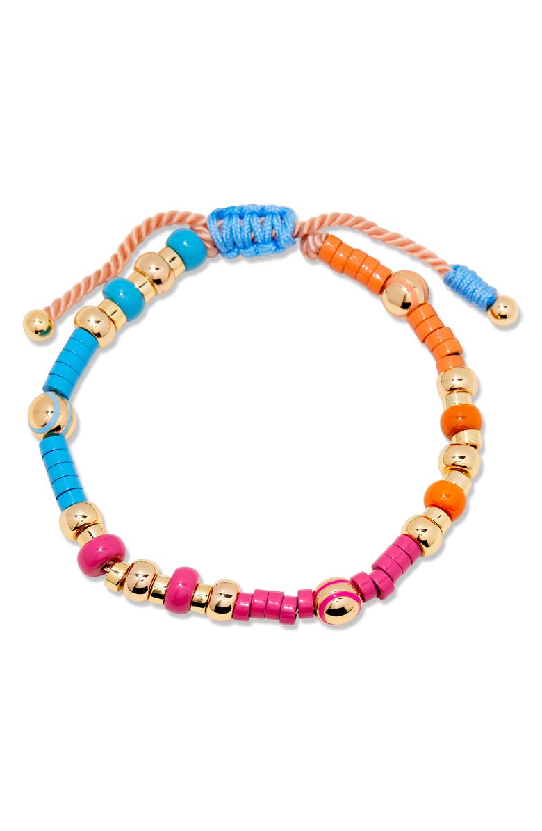 Brook and York Cove Beaded Bracelet, Main, color, Gold/ Multi