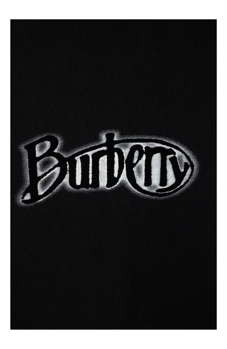 Burberry Logo Cotton Blend Zip Hoodie, Alternate, color, 