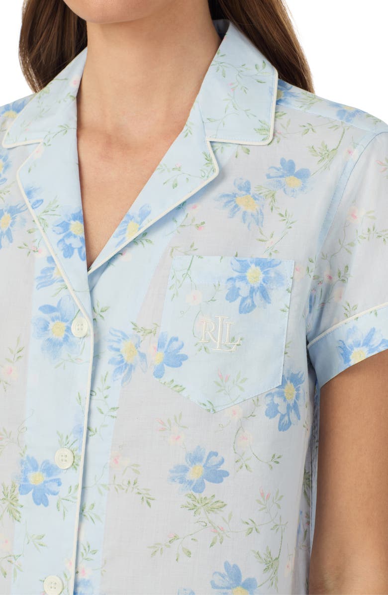 Lauren Ralph Lauren Short Sleeve Pajamas, Alternate, color,