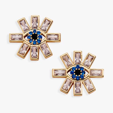 Evil Eye Statement Stud