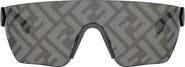 Fendi 142mm Rimless Mask Sunglasses