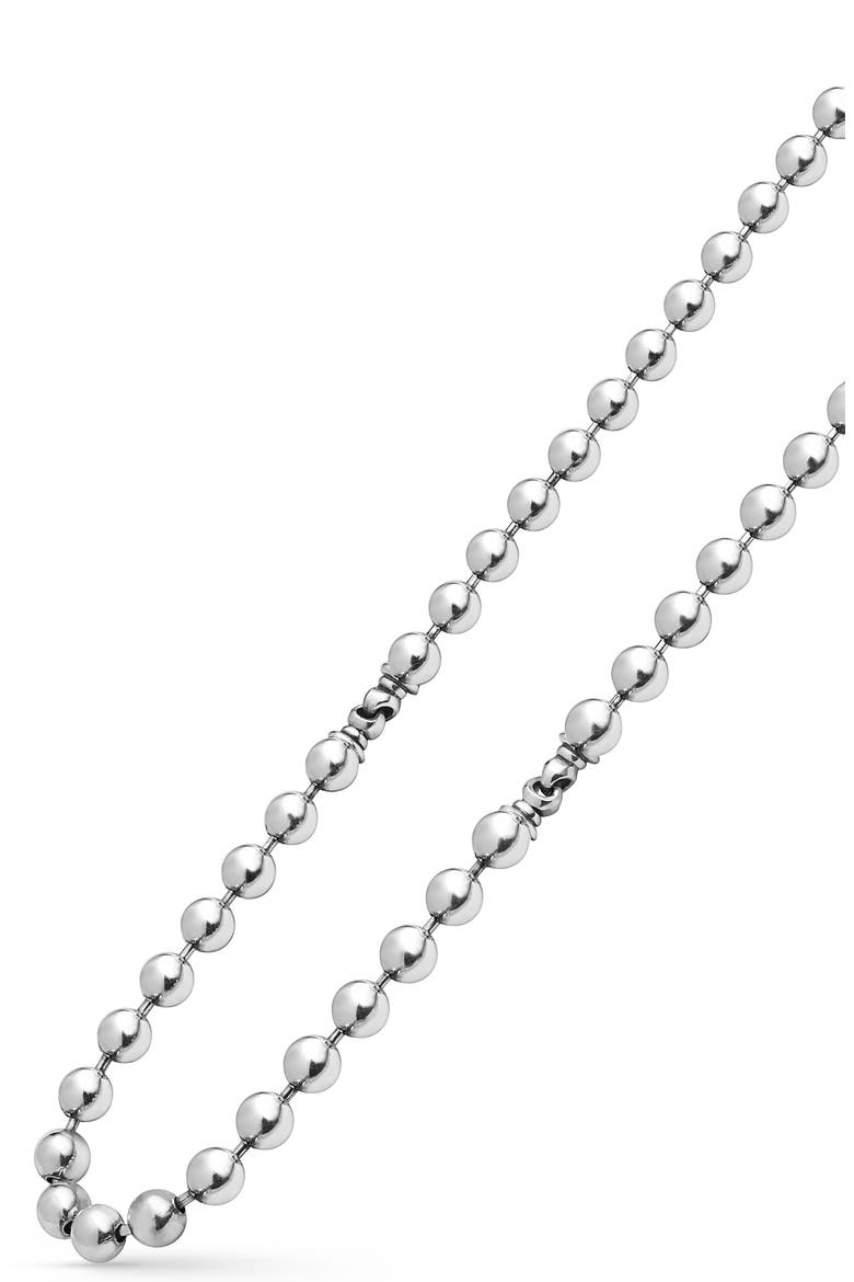 Sterling Silver 8mm Ball Chain Necklace, Alternate, color, SILVER