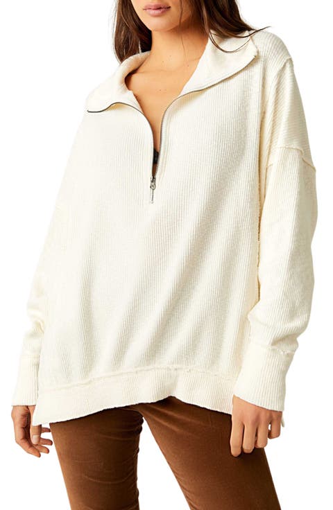 Walk Away Half Zip Tunic Pullover