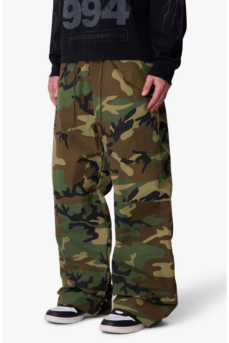 Camo Baggy Pants, Alternate, color, CAMO
