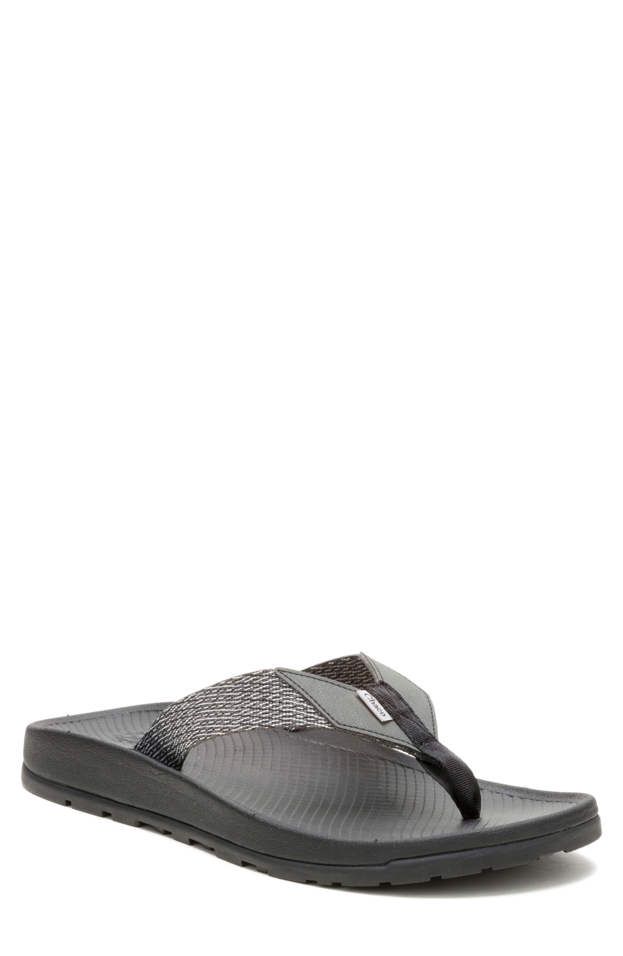 Chaco Lowdown Leather Flip Flop, Main, color, 