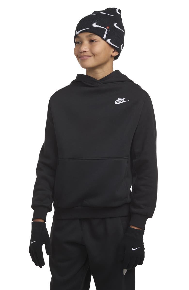 Nike Swoosh Repeat Beanie, Alternate, color, Black