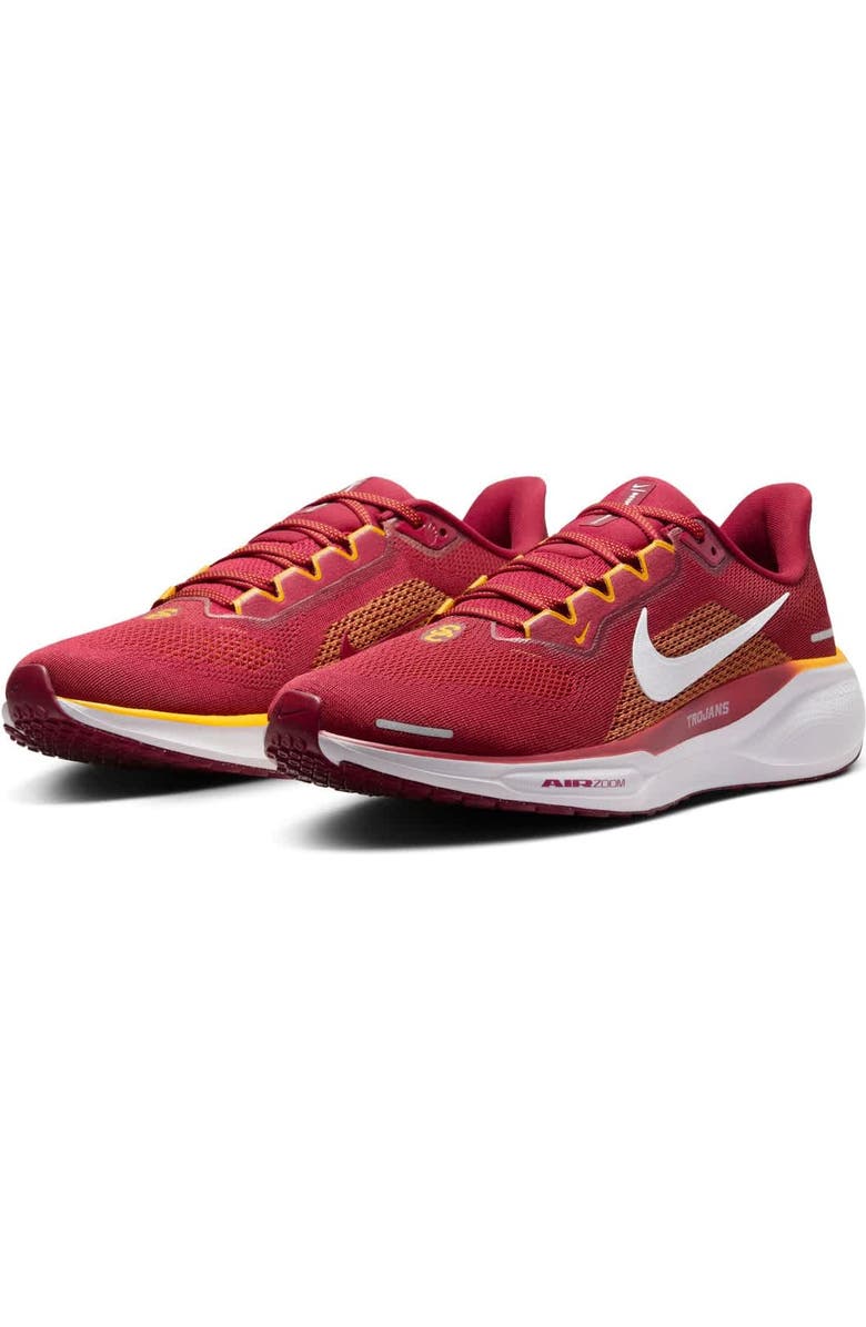 Nike Unisex Nike Cardinal USC Trojans Zoom Pegasus 41 Running Shoes, Alternate, color,