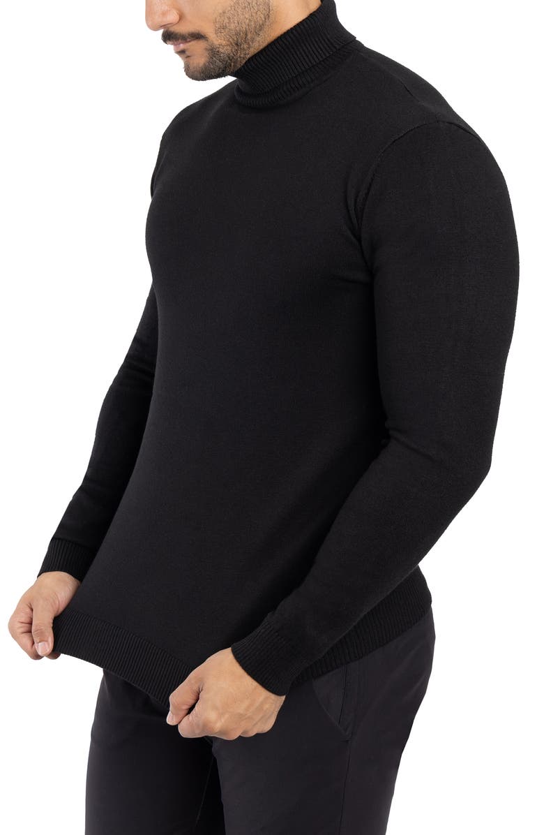 XRAY Turtleneck Pullover Sweater, Alternate, color, Black