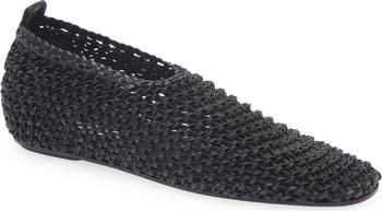 TOTEME Woven Leather Flat (Women) | Nordstrom