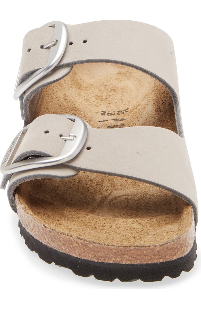 Birkenstock Arizona Big Buckle Slide Sandal, Alternate, color, Stone Coin