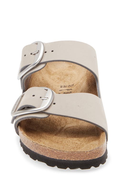 Birkenstock Arizona Big Buckle Slide Sandal In Gray