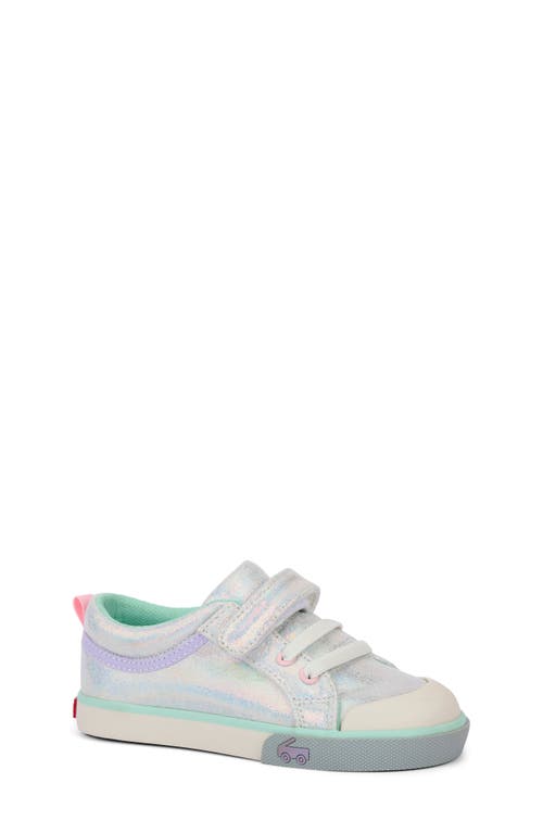 See Kai Run Kristin Sneaker In Silver Metallic