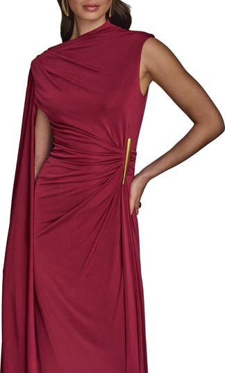 Ruched Drape Gown