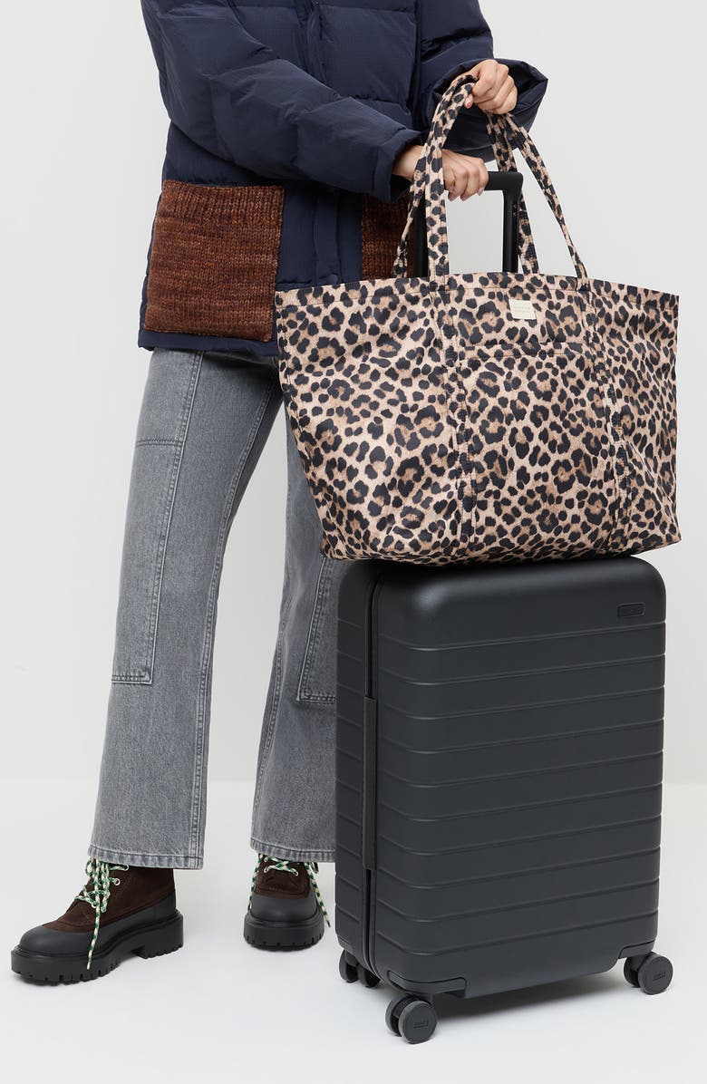 Loeffler Randall Dina Leopard Print Tote, Alternate, color, Brushed Leopard