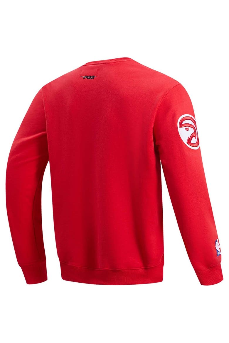 Men's Pro Standard Trae Young Red Atlanta Hawks Avatar Pullover Sweatshirt, Alternate, color, Red