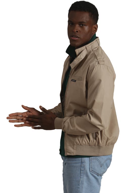 Members Only Classic Iconic Racer Jacket In Neutral