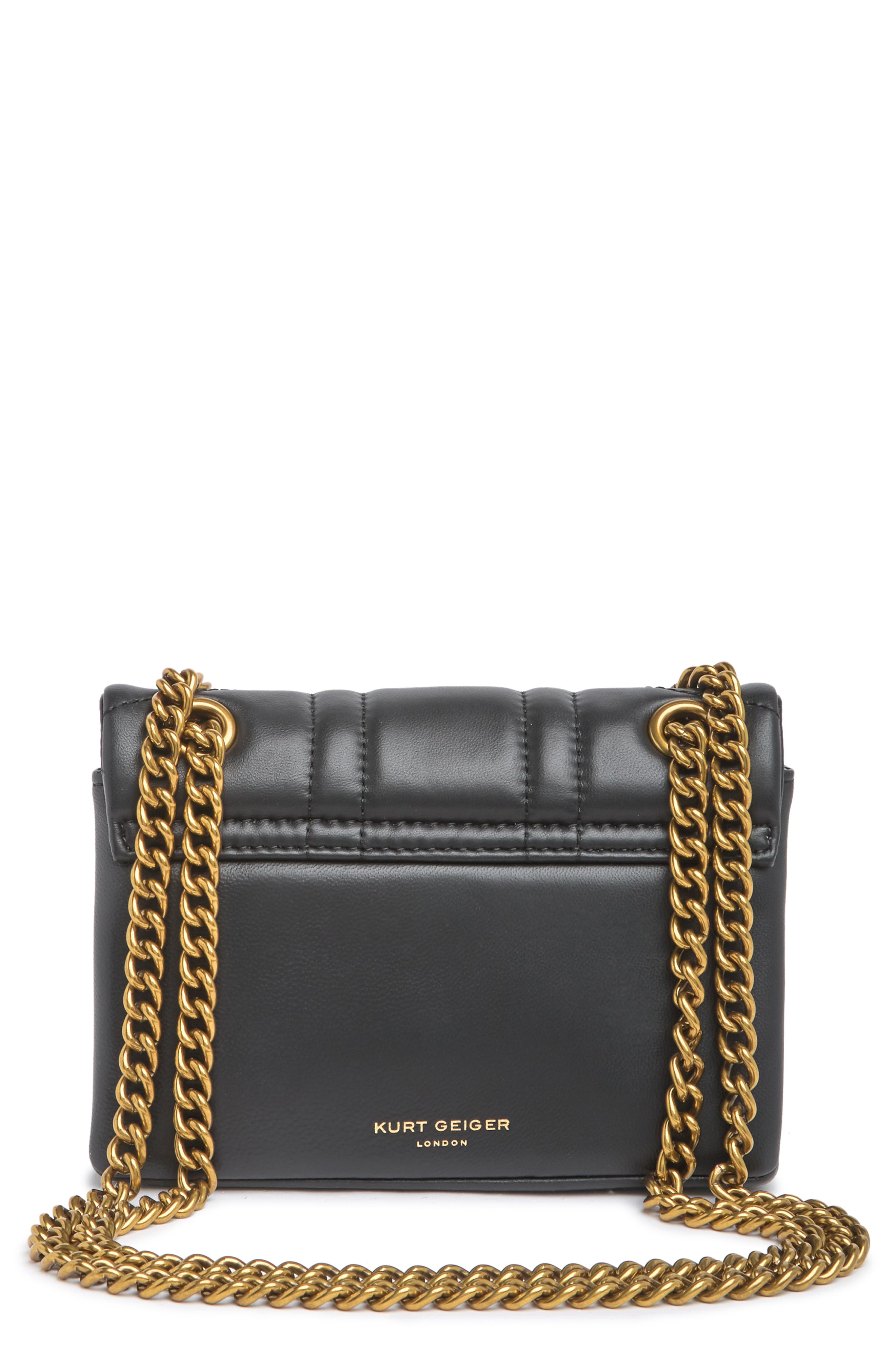 Kurt Geiger Leather Mini Kensington Crossbody Bag, Alternate, color, 