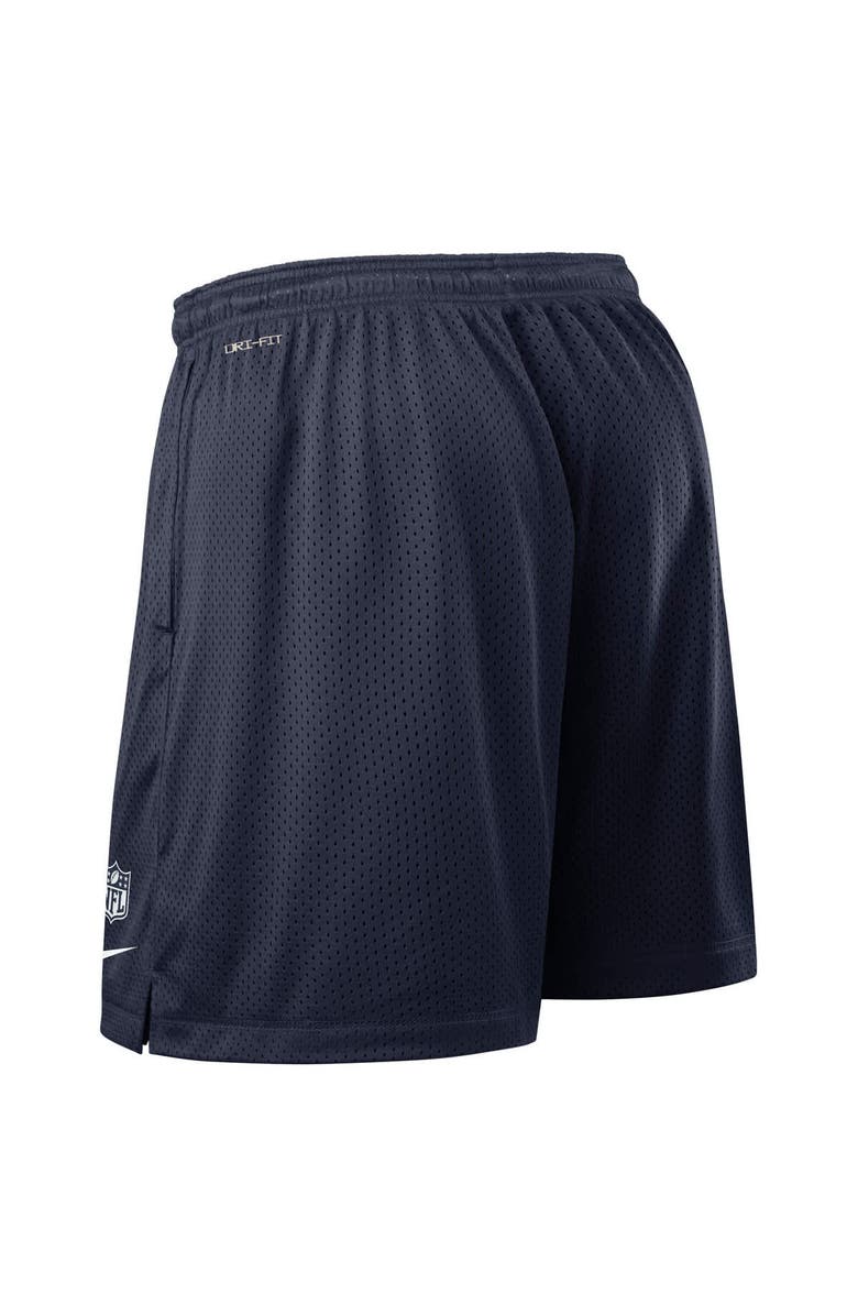 Nike Men's Nike Navy Dallas Cowboys Sideline Reversible Performance Shorts, Alternate, color, Navy