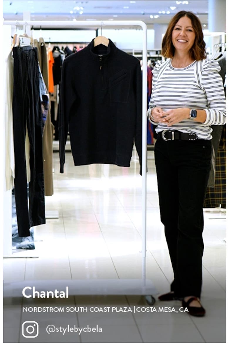 Double Knit Half-Zip Pullover video