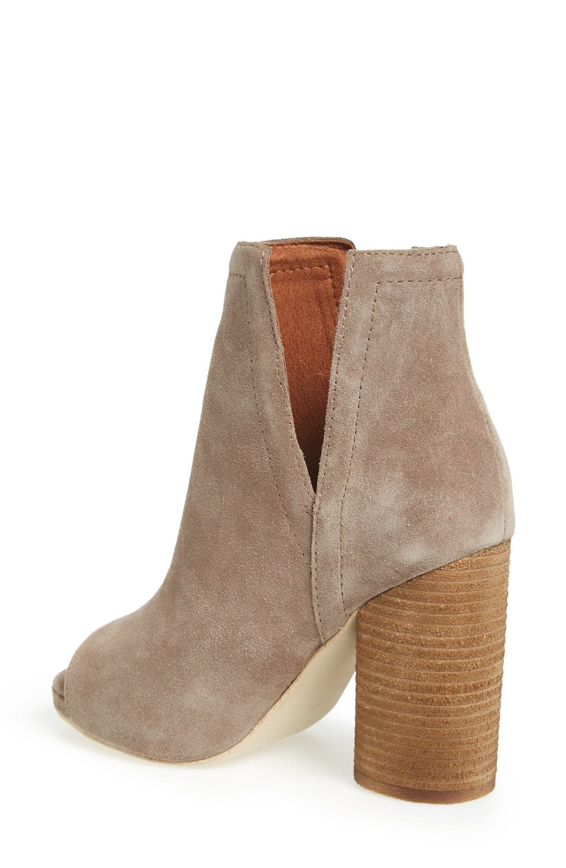 Jeffrey Campbell 'Oath' Peep Toe Platform Bootie, Alternate, color, 