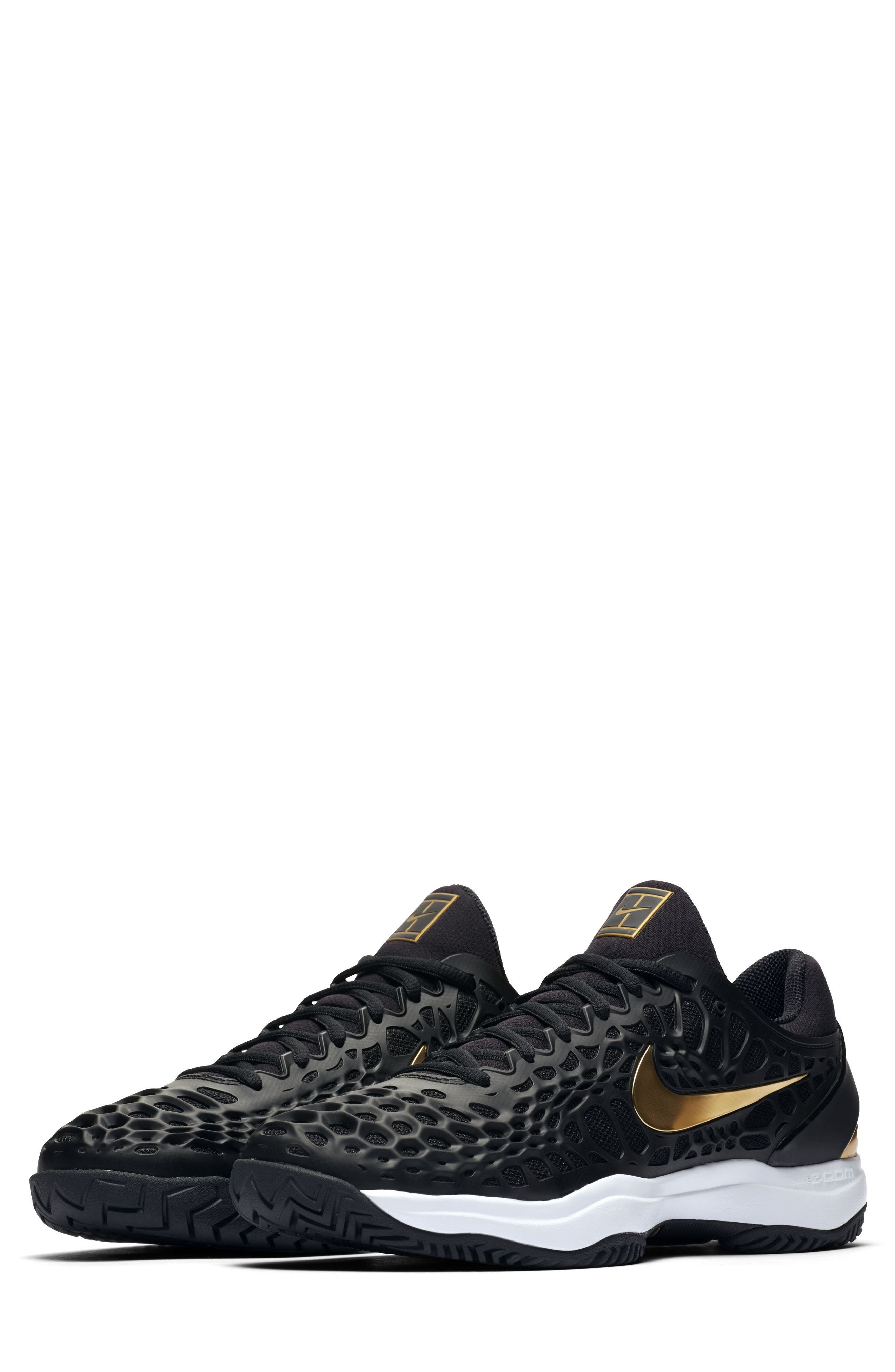 Nike Air Zoom Cage 3 HC Tennis Shoe, Main, color, 