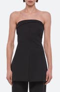 Helmut Lang Strapless Blazer Top