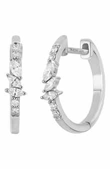 Bony Levy Getty Diamond Hoop Earrings