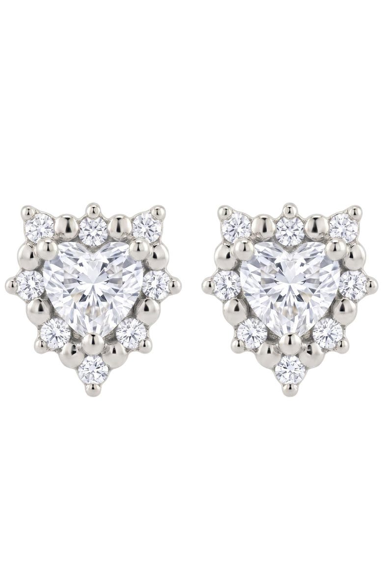 Padma White Gold Studs, Main, color, Gold