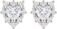 AREA STARS Padma White Gold Studs