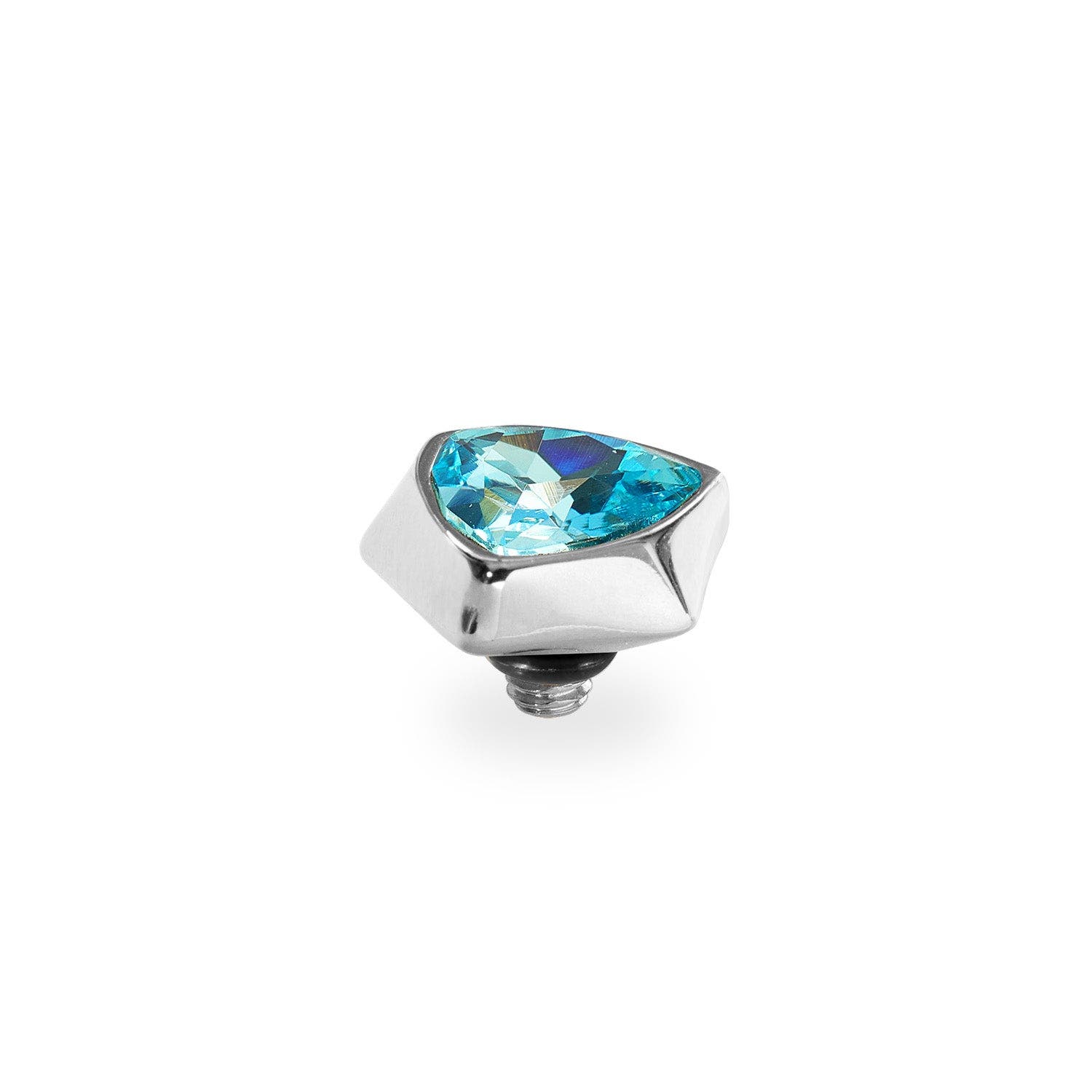 Silver/Aquamarine