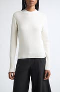 Courrèges Fitted Merino Lambswool Sweater